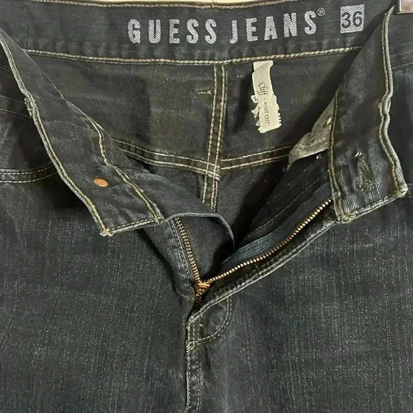 Guess Cliff Bootcut Charcoal Denim Jeans Men’s Size 36x32 - Picture 3 of 7
